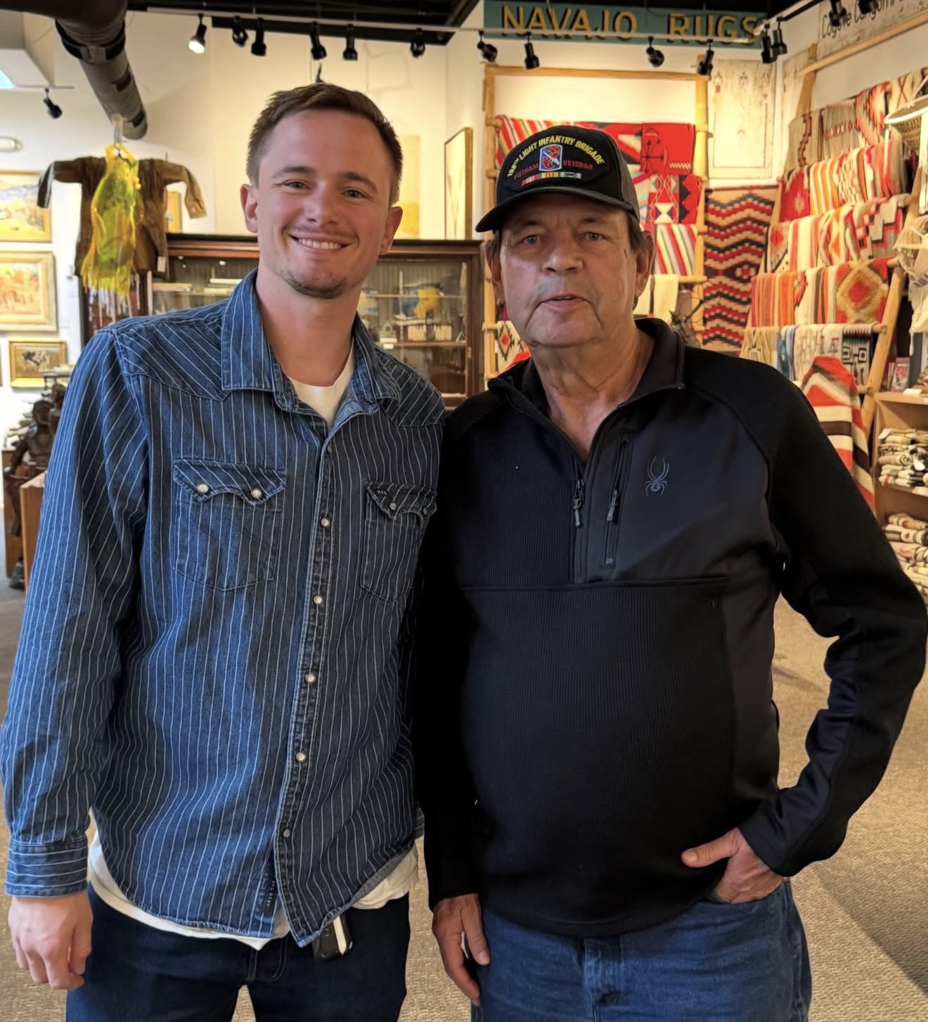 Charles Sublette with Doug Hyde in 2025